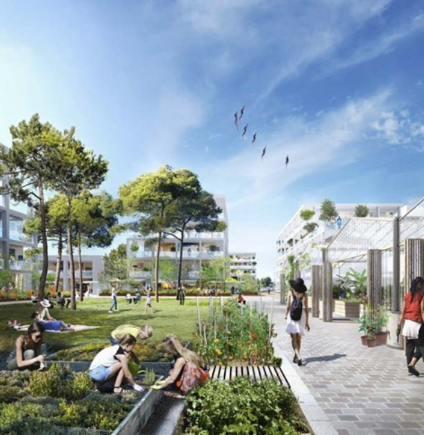 Perspective projet urbain Covivio